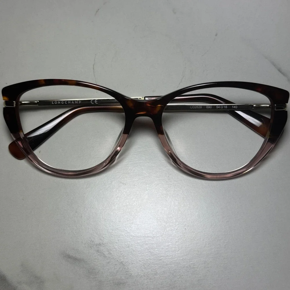 Longchamp LO2629 690 Tortoise Rose Gold Cat Eye Eyeglass Frames 54-16-140